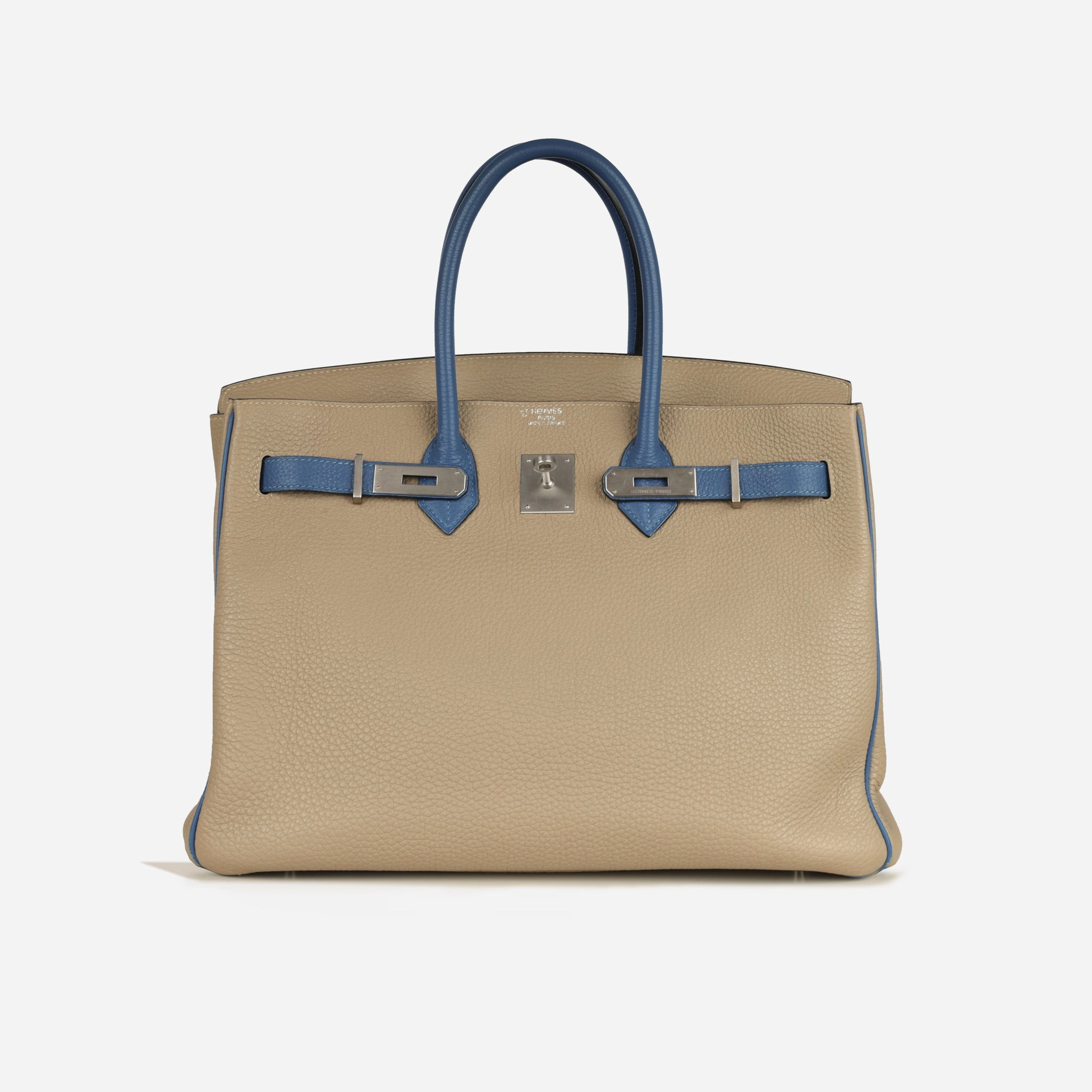 Herms HSS Birkin 35 - Gris Tourterelle / Mykonos