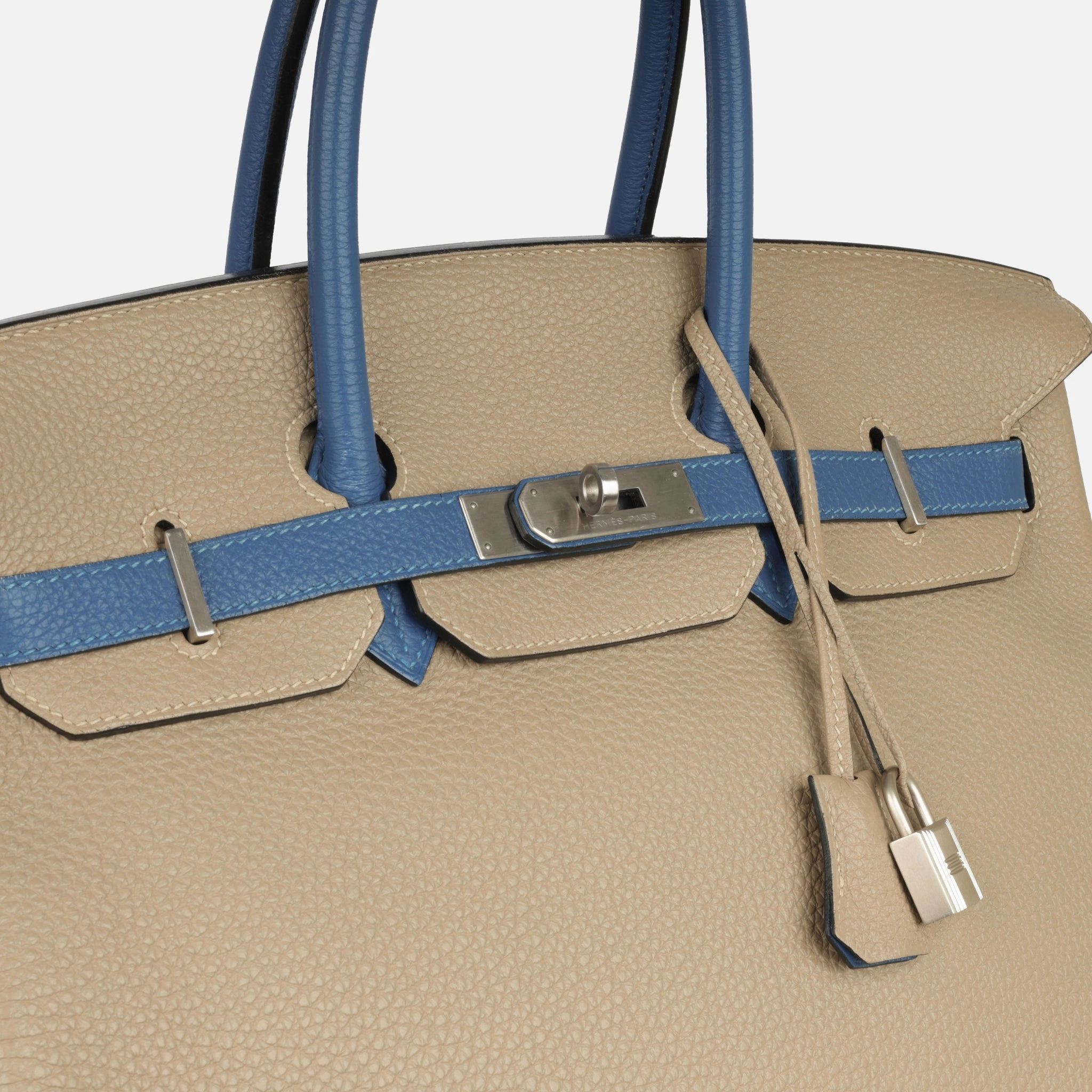 Herms HSS Birkin 35 - Gris Tourterelle / Mykonos