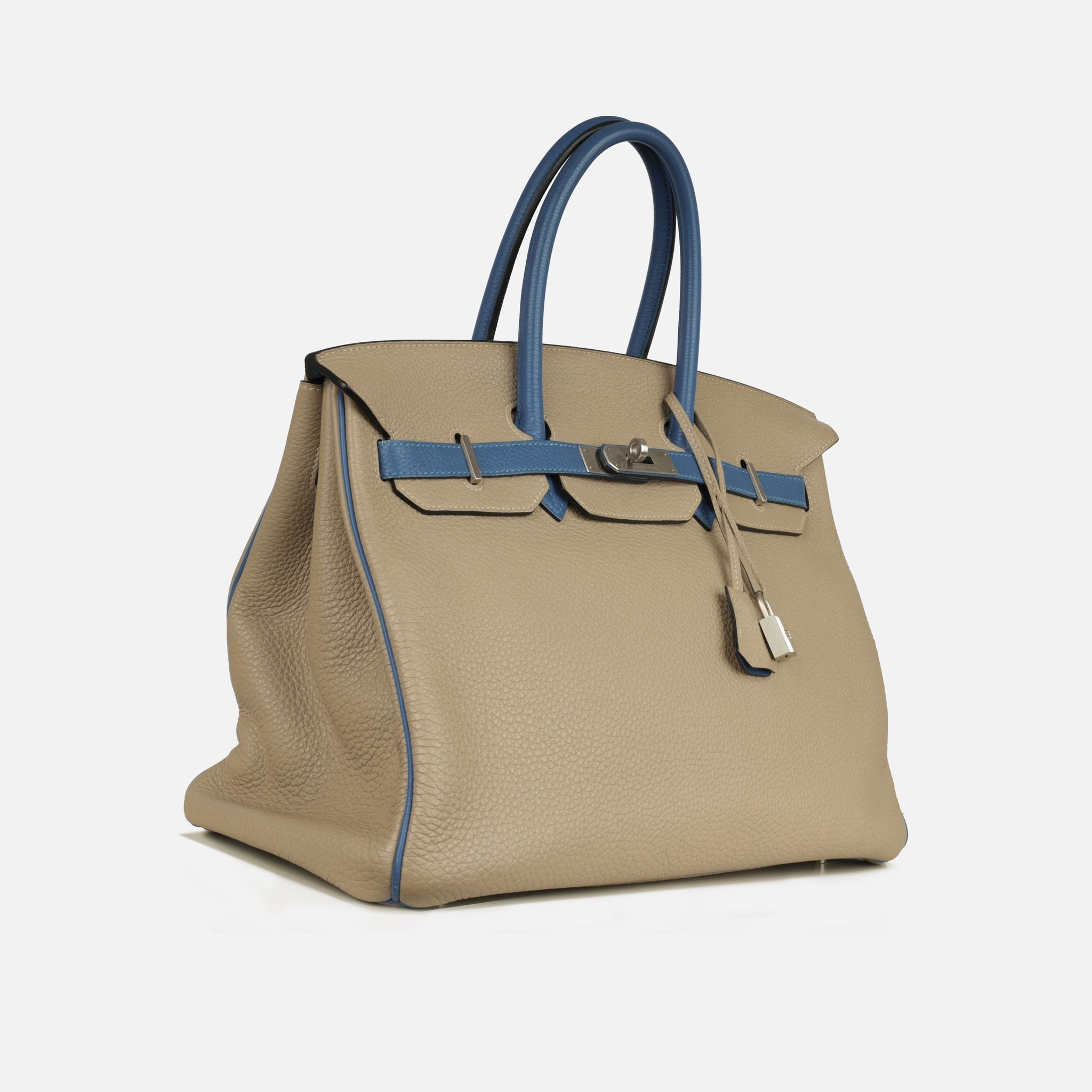 Herms HSS Birkin 35 - Gris Tourterelle / Mykonos