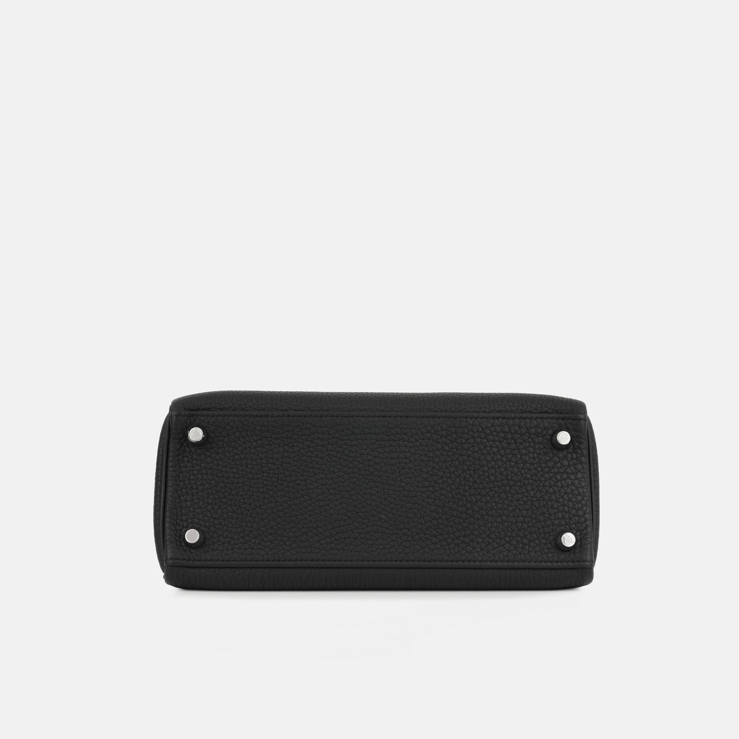 Herms Kelly 25 Noir Togo PHW