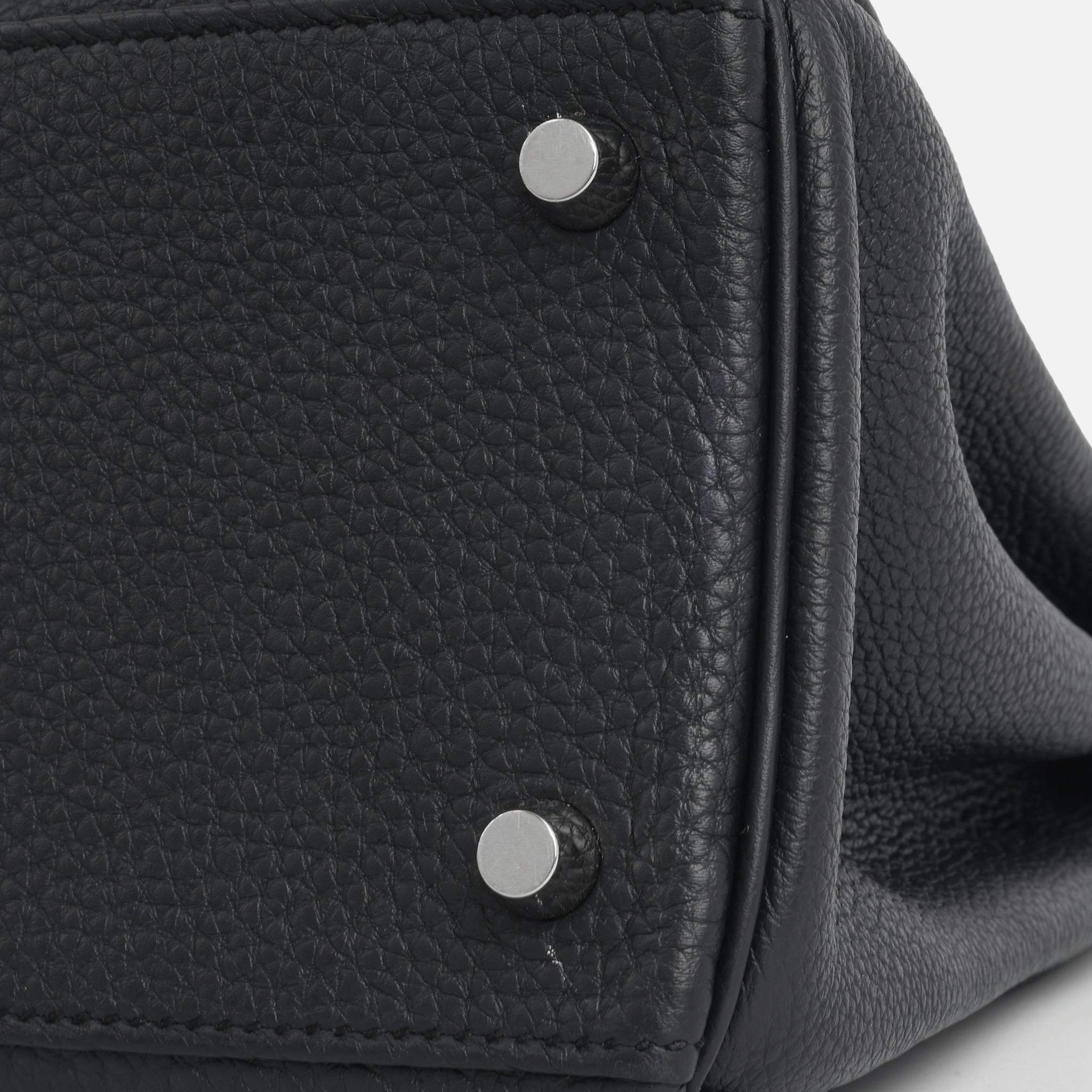 Herms Kelly 28 Au Galop - Bleu Indigo / Cuivre Togo