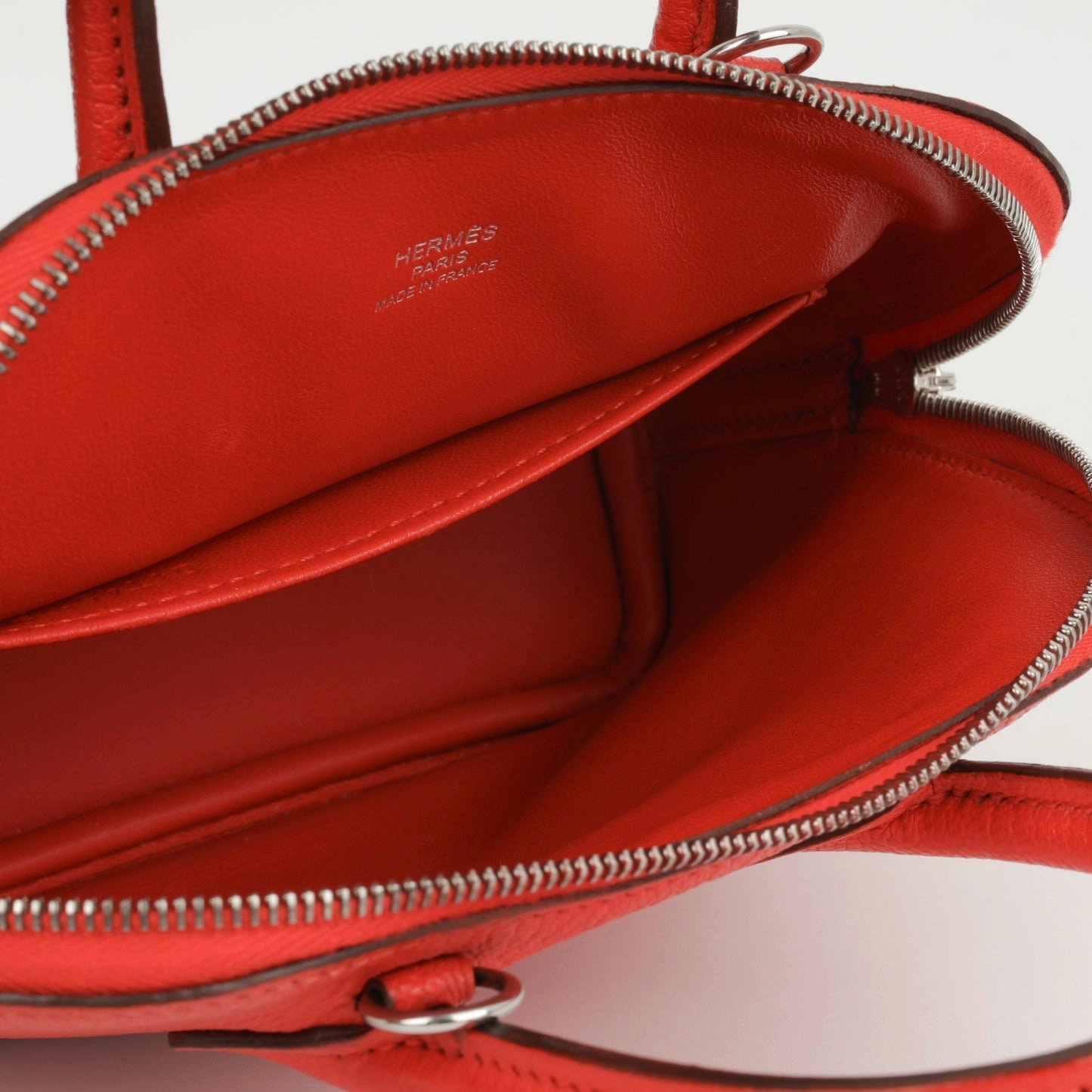Herms Mini Bolide - Rouge De Coeur Chvre PHW