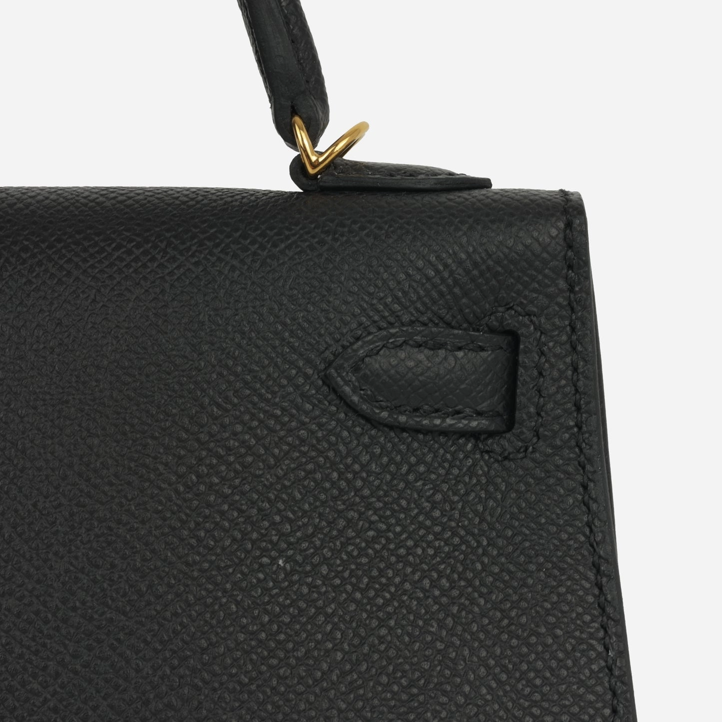 Herms Mini Kelly 20 Noir Epsom GHW (NWT)