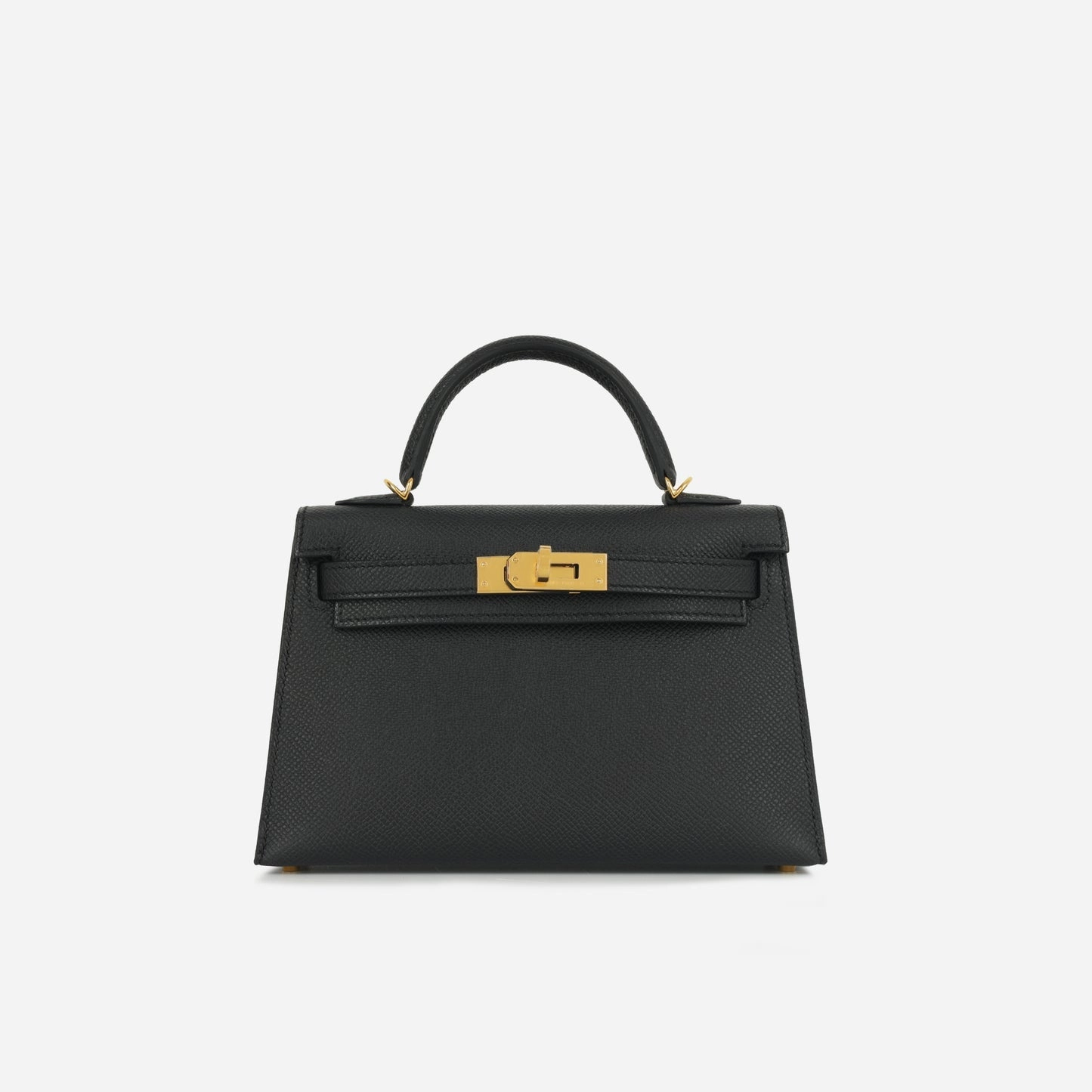 Herms Mini Kelly 20 Noir Epsom GHW (NWT)
