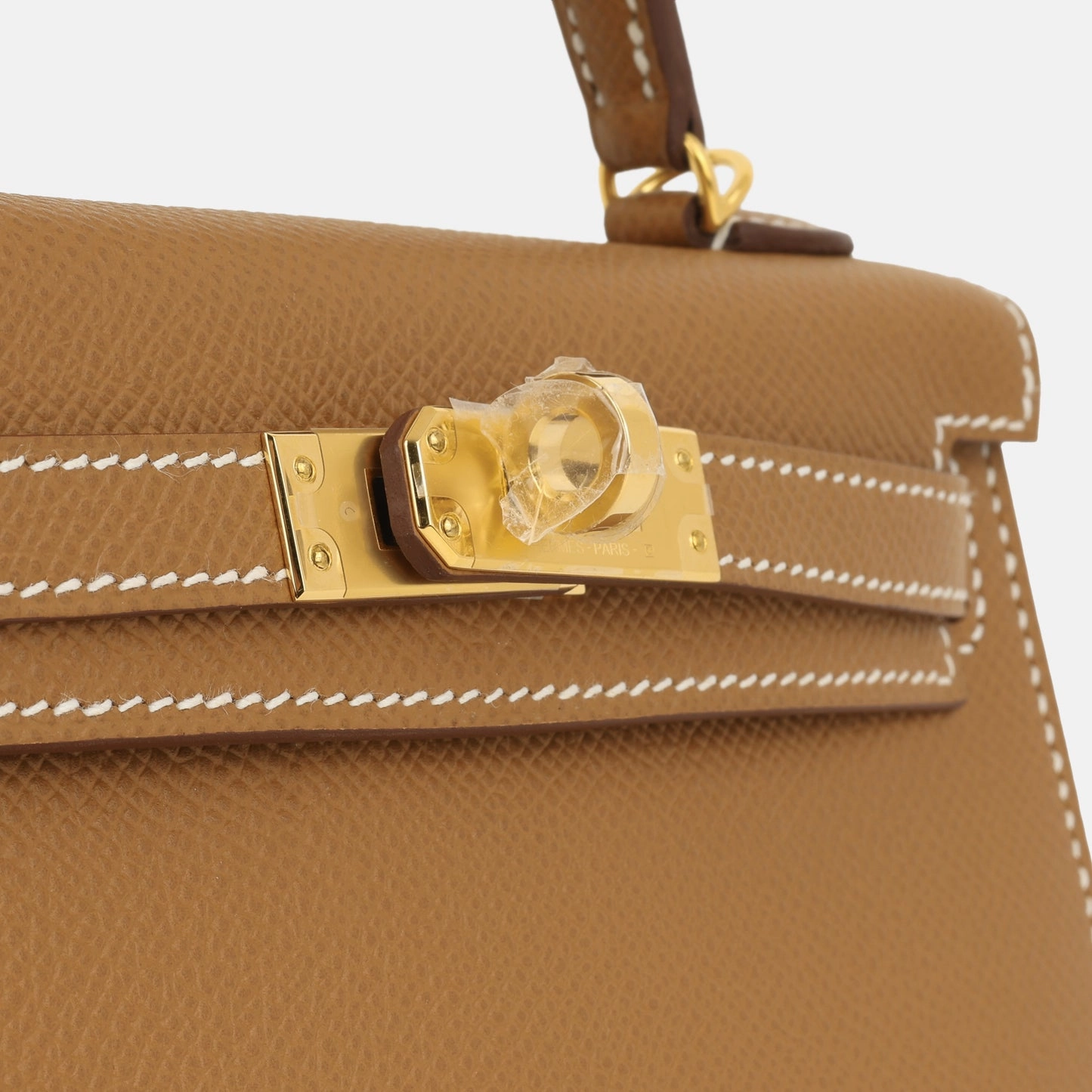 Herms Mini Kelly Gold Epsom GHW (NWT)