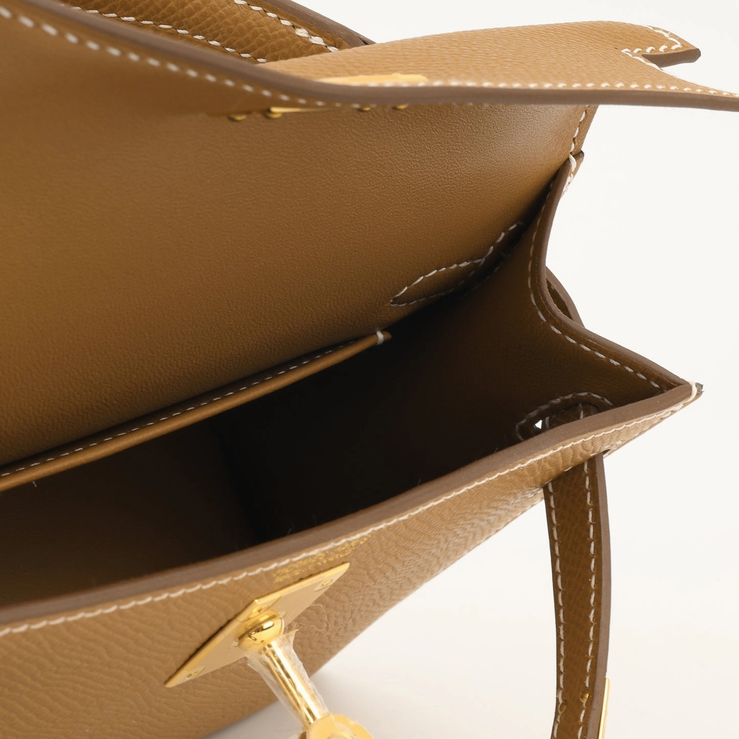 Herms Mini Kelly Gold Epsom GHW (NWT)