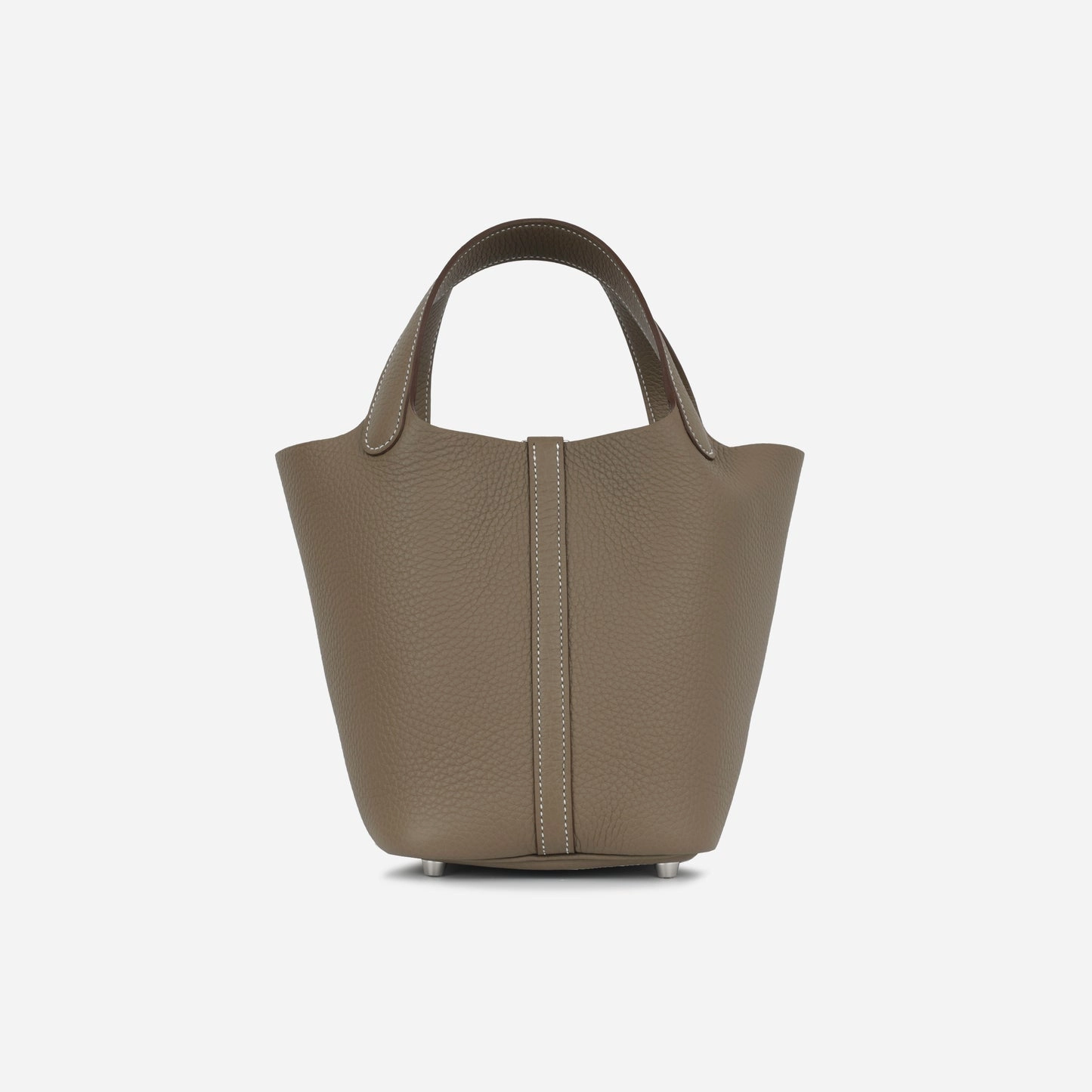 Herms Picotin 18 - Etoupe Clemence Palladium