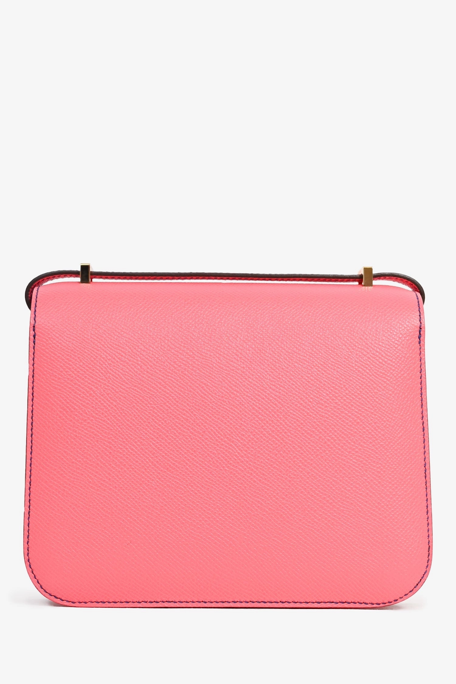 Herms Pink Leather Constance 18