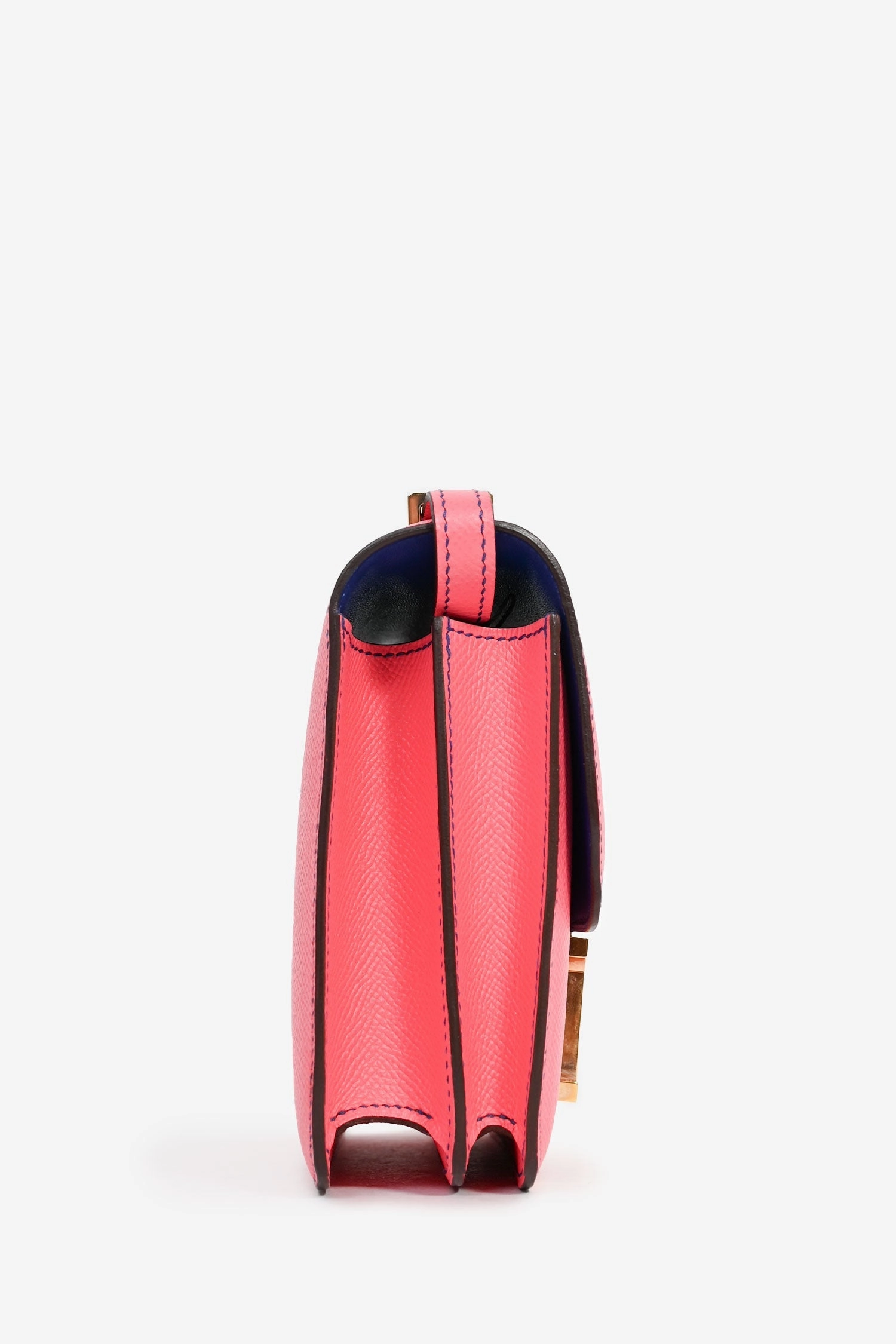 Herms Pink Leather Constance 18