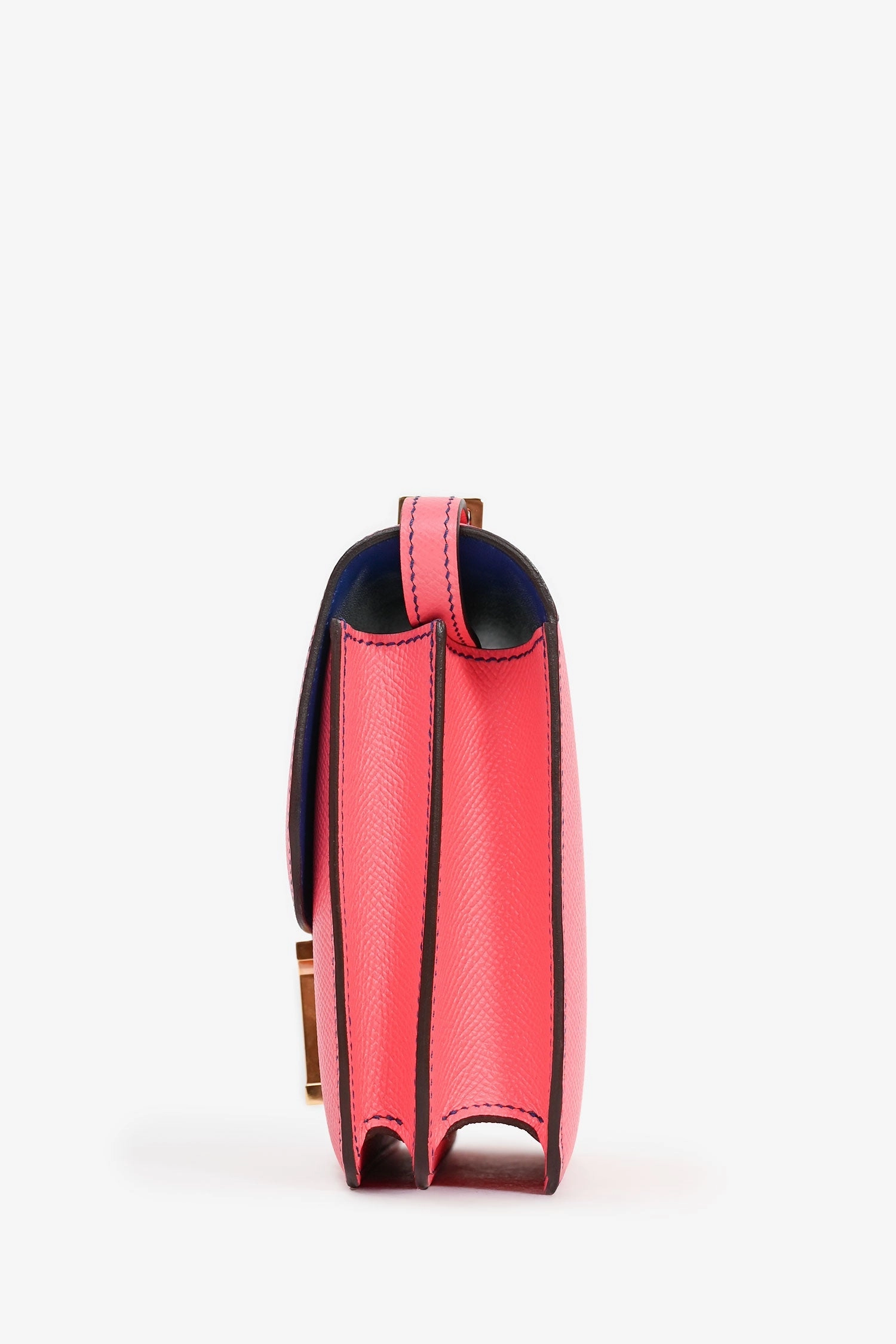 Herms Pink Leather Constance 18