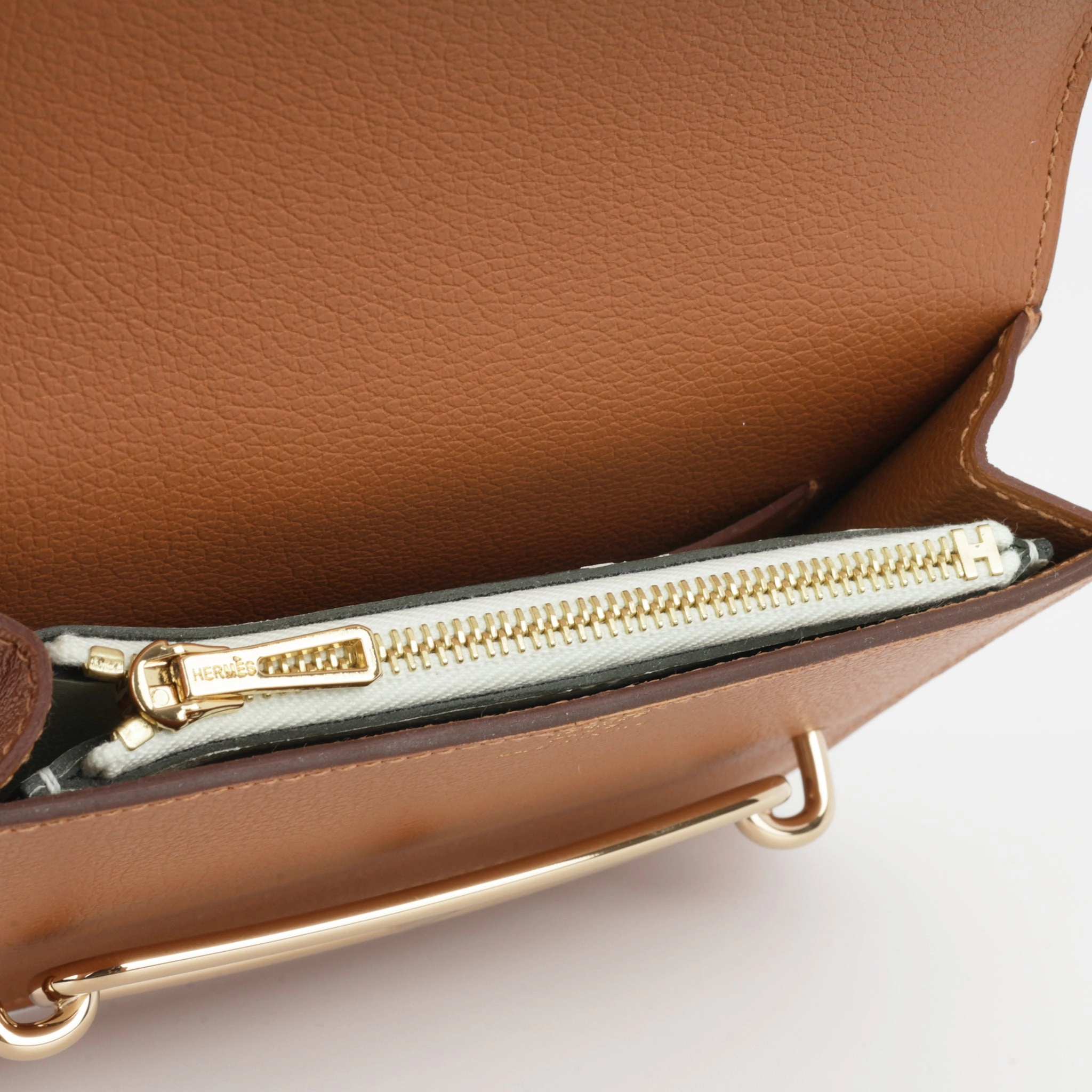 Herms Roulis Slim - Gold/Vert fizz