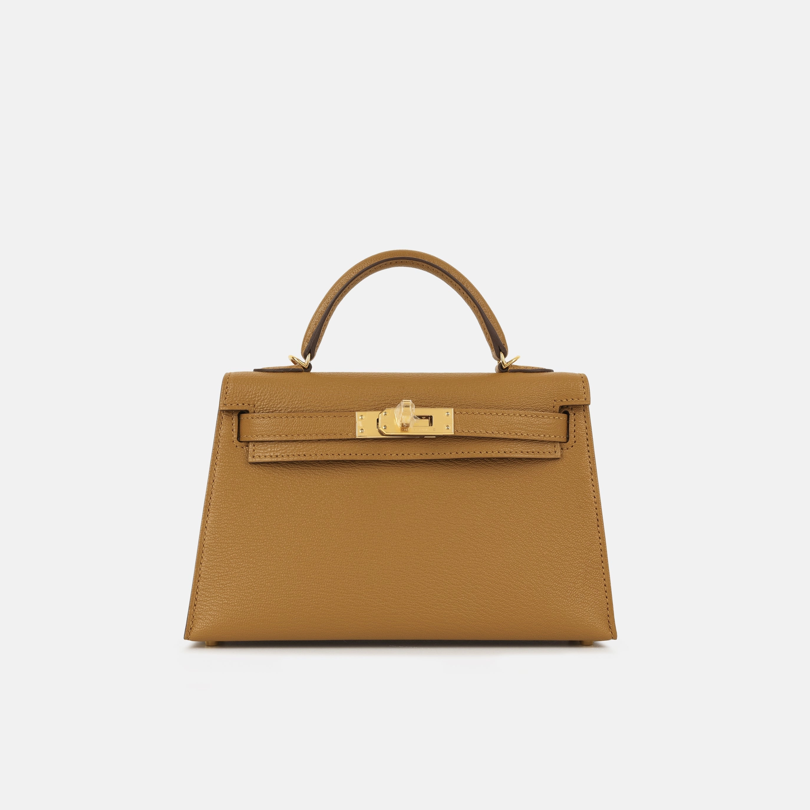 Herms Verso Mini Kelly - Caramel / Cacao (NWT)