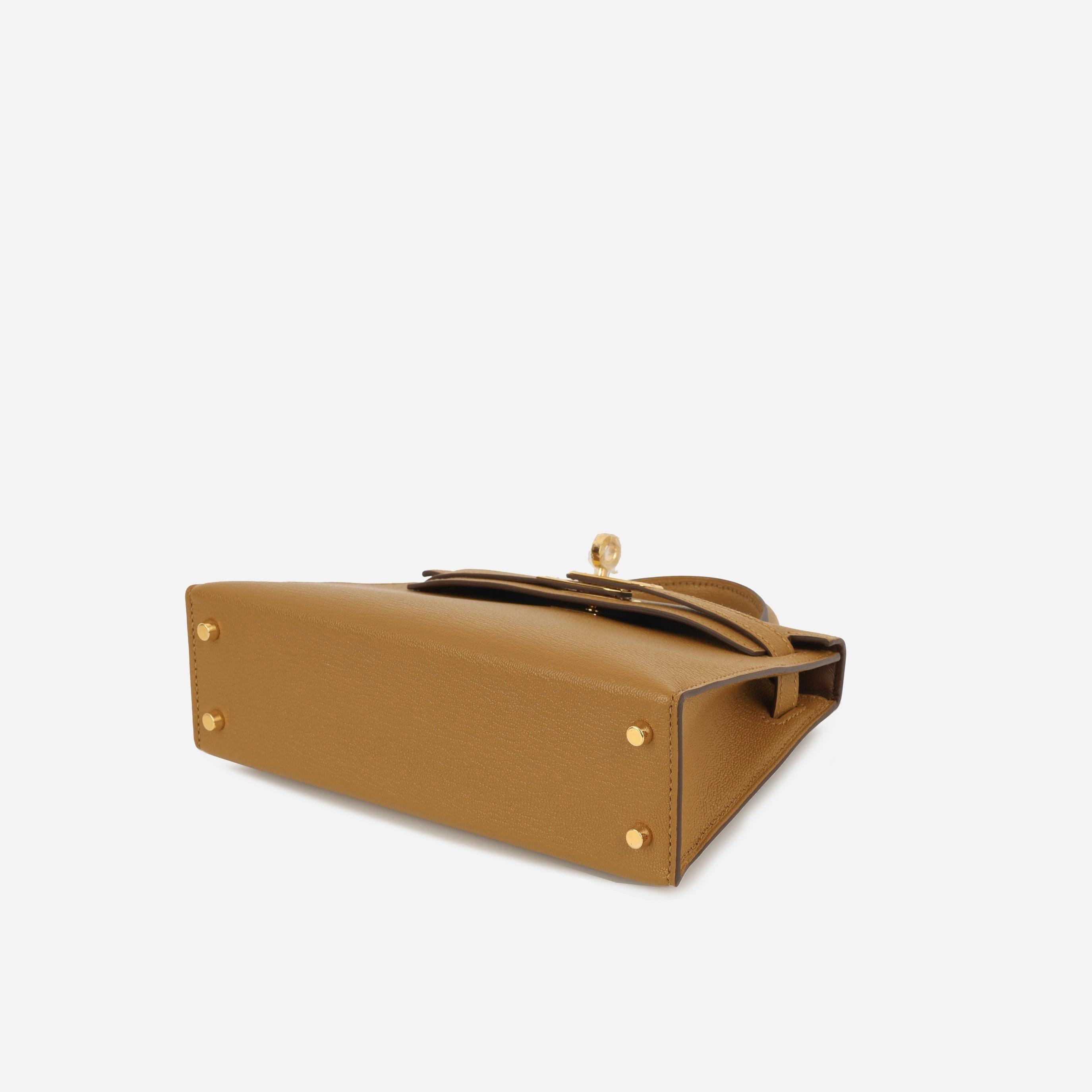Herms Verso Mini Kelly - Caramel / Cacao (NWT)