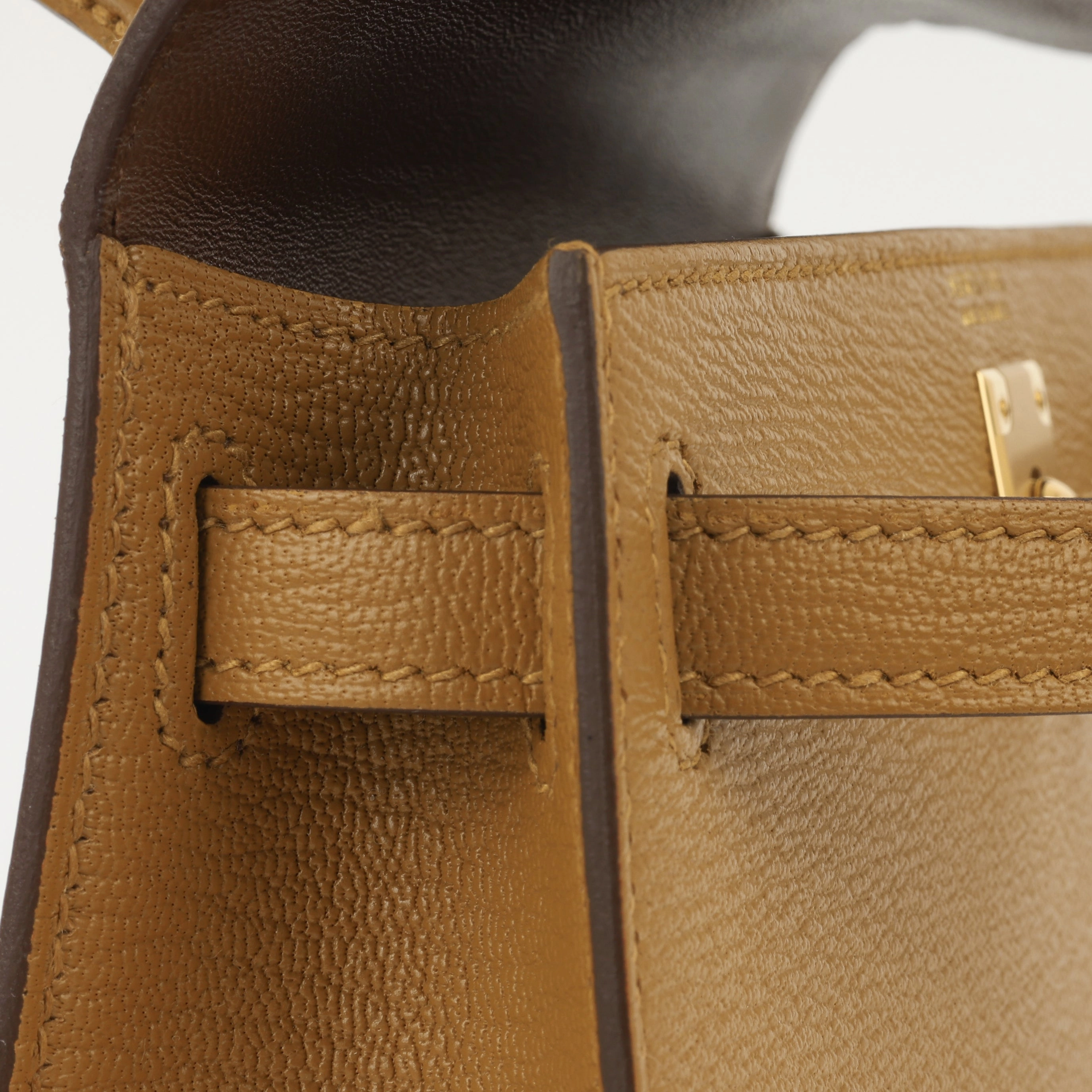 Herms Verso Mini Kelly - Caramel / Cacao (NWT)