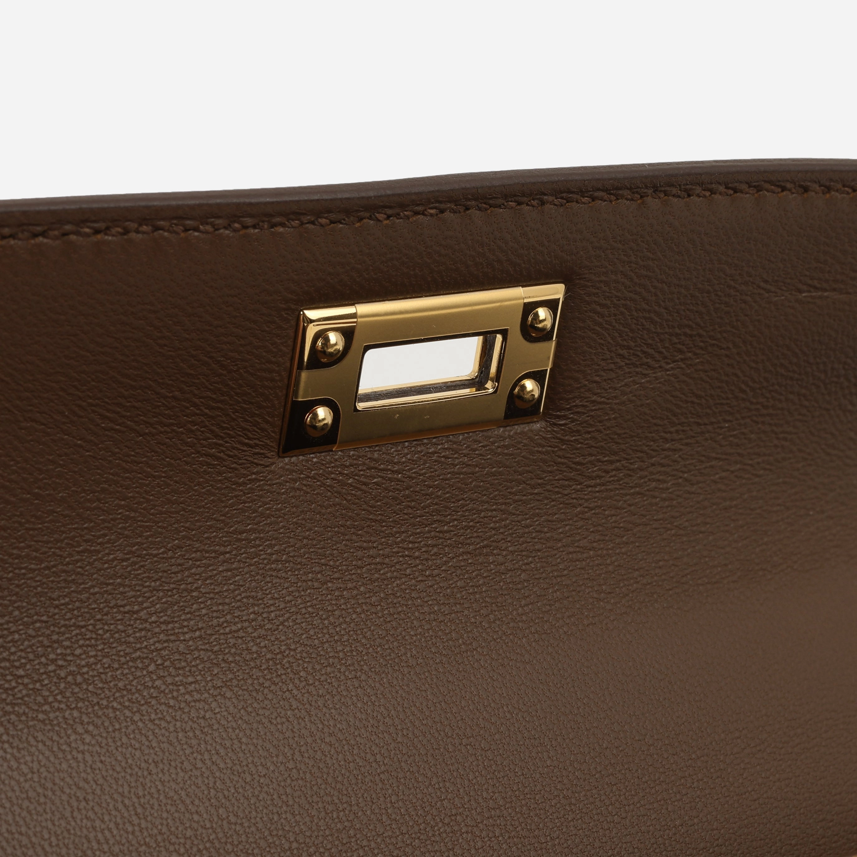 Herms Verso Mini Kelly - Caramel / Cacao (NWT)
