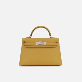 Herms Verso Mini Kelly - Gold/Jaune Ambre