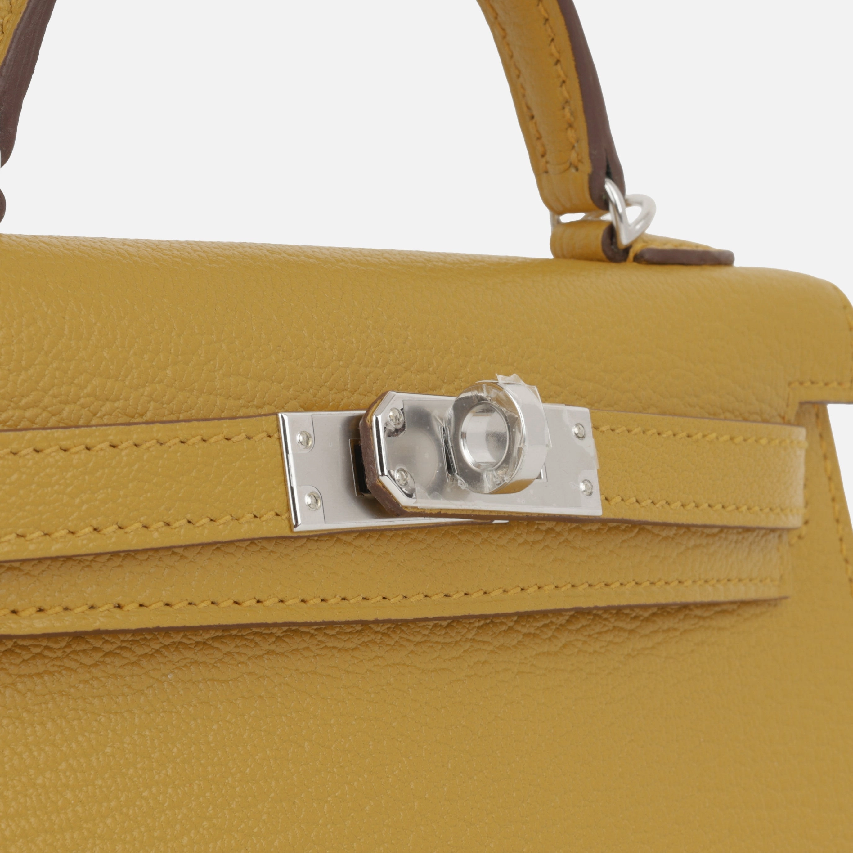 Herms Verso Mini Kelly - Gold/Jaune Ambre