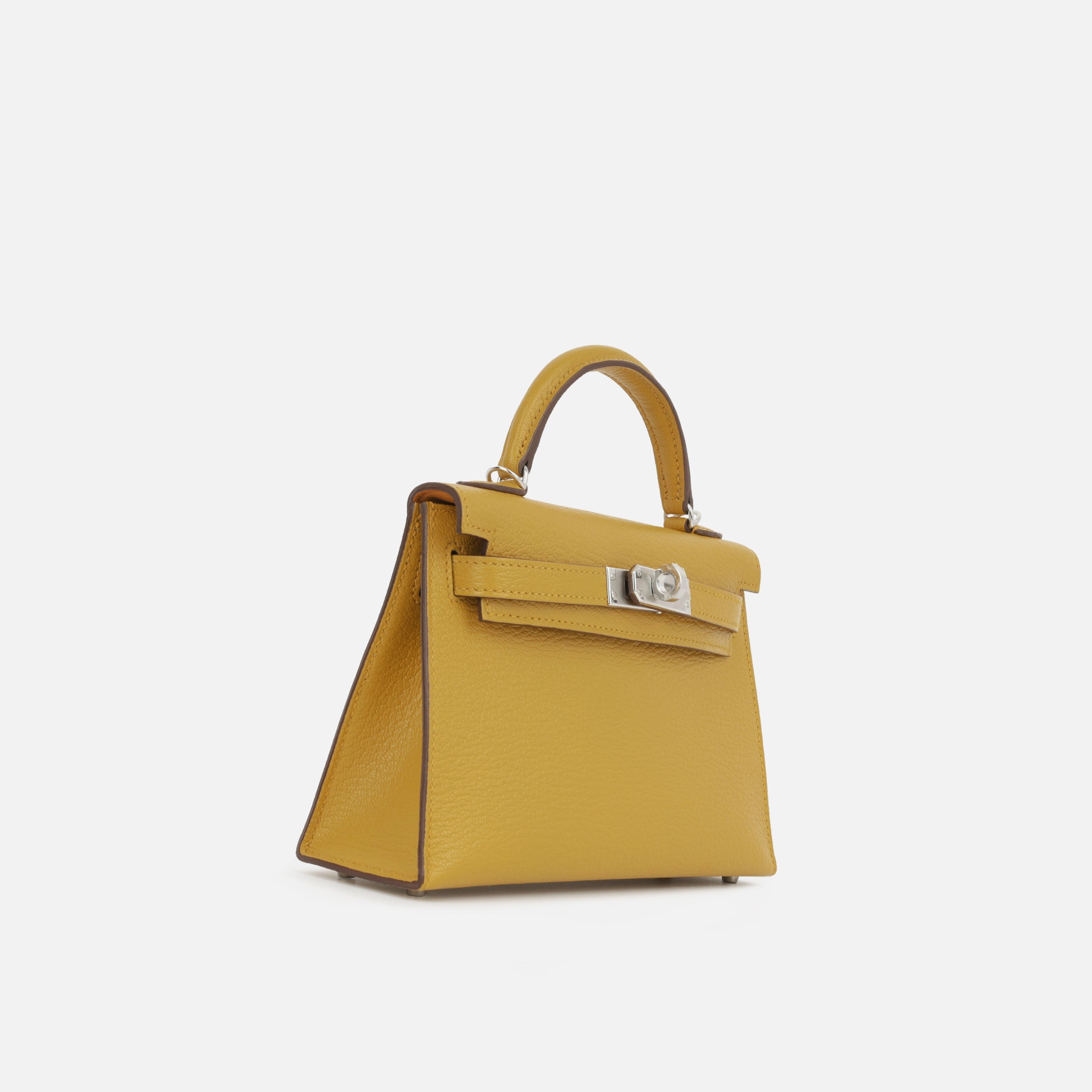 Herms Verso Mini Kelly - Gold/Jaune Ambre