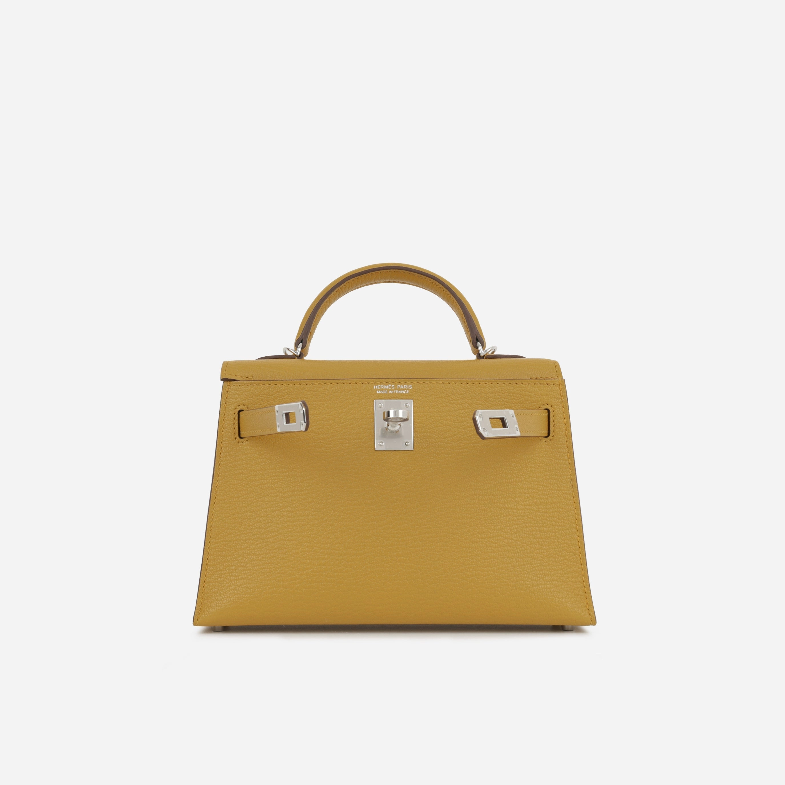 Herms Verso Mini Kelly - Gold/Jaune Ambre