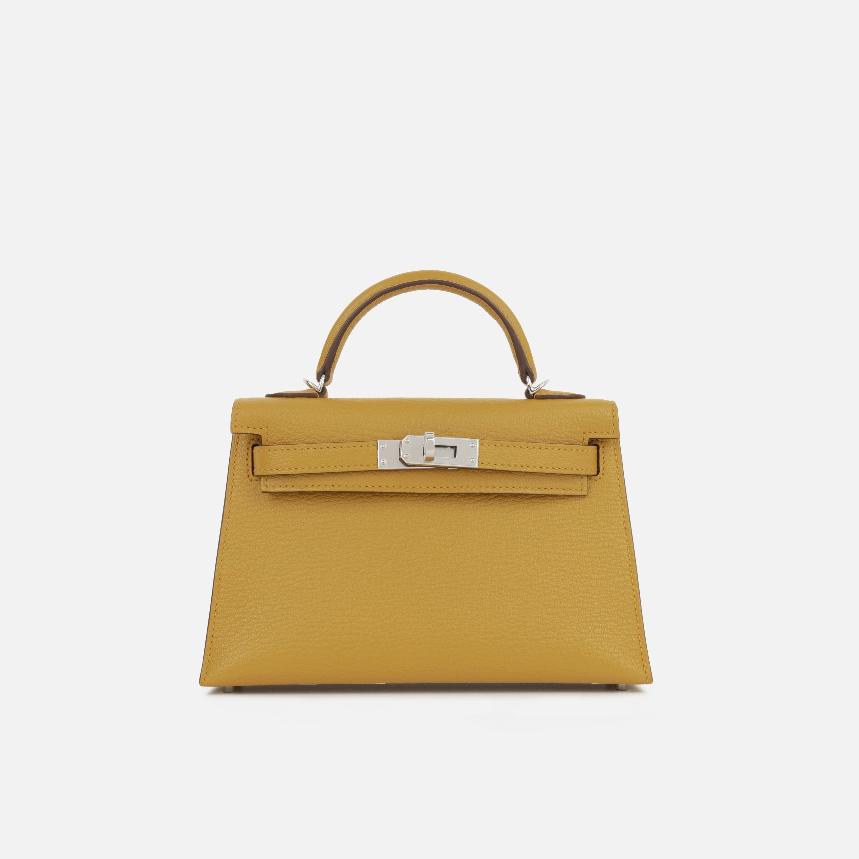 Herms Verso Mini Kelly - Gold/Jaune Ambre