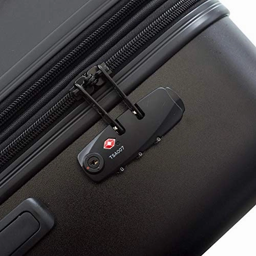 Heys America Oasis Fashion 21" Carry-on Spinner Luggage With TSA Lock (Black/Gold)