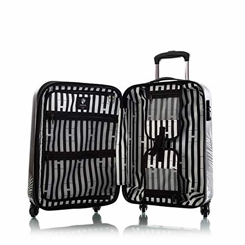 Heys America Oasis Fashion 21" Carry-on Spinner Luggage With TSA Lock (Black/Gold)