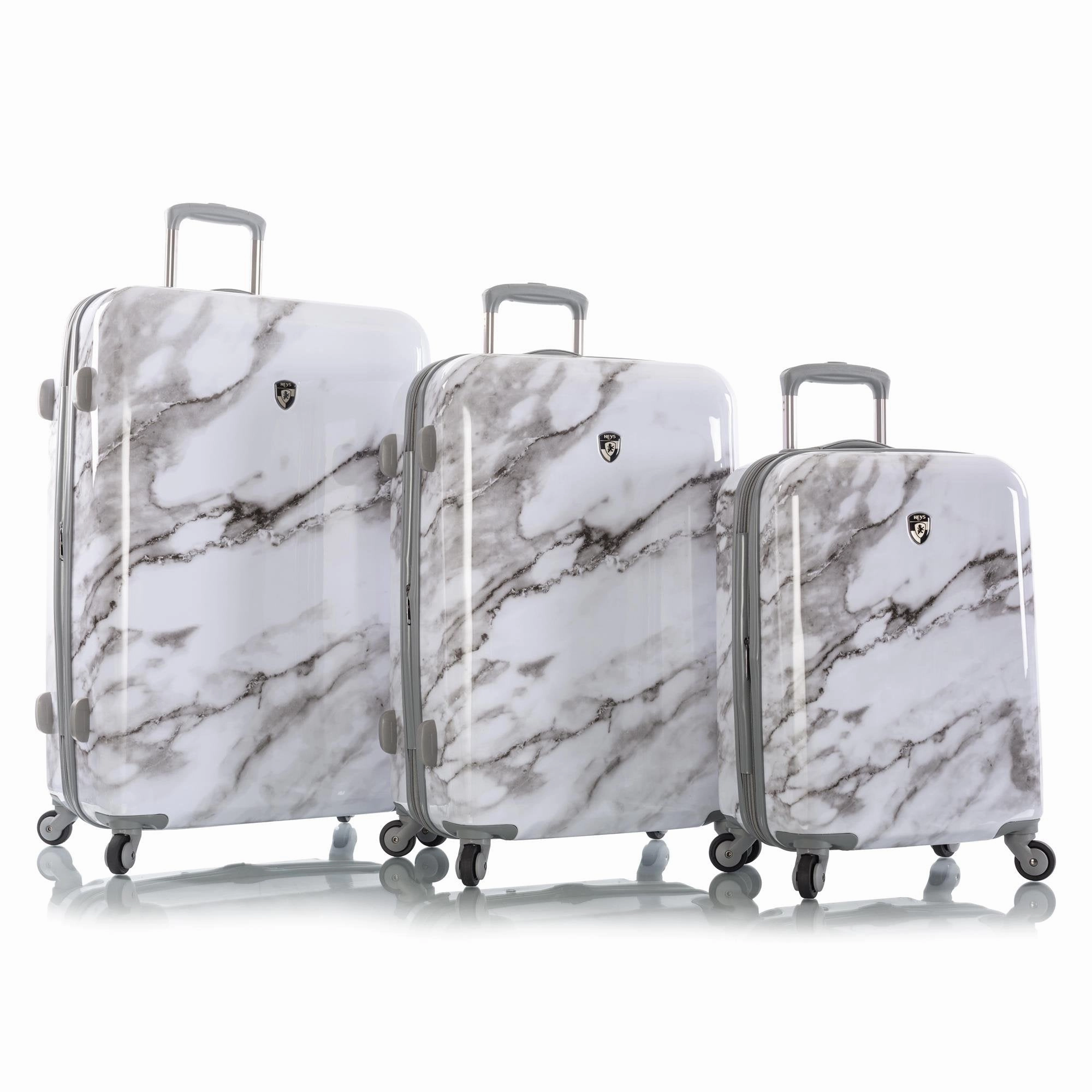Heys America Unisex Carrara Marble Hardside Luggage