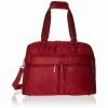 Heys America Unisex Hilite Multi-Zip Boarding Duffel with RFID Red Duffel Bag (Red)