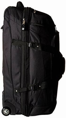 High Sierra 32" Drop Bottom Wheeled Duffel (Black)