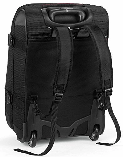 High Sierra 57018-1041 At7 Rolling Upright Duffel Bag, Black, 22-Inch