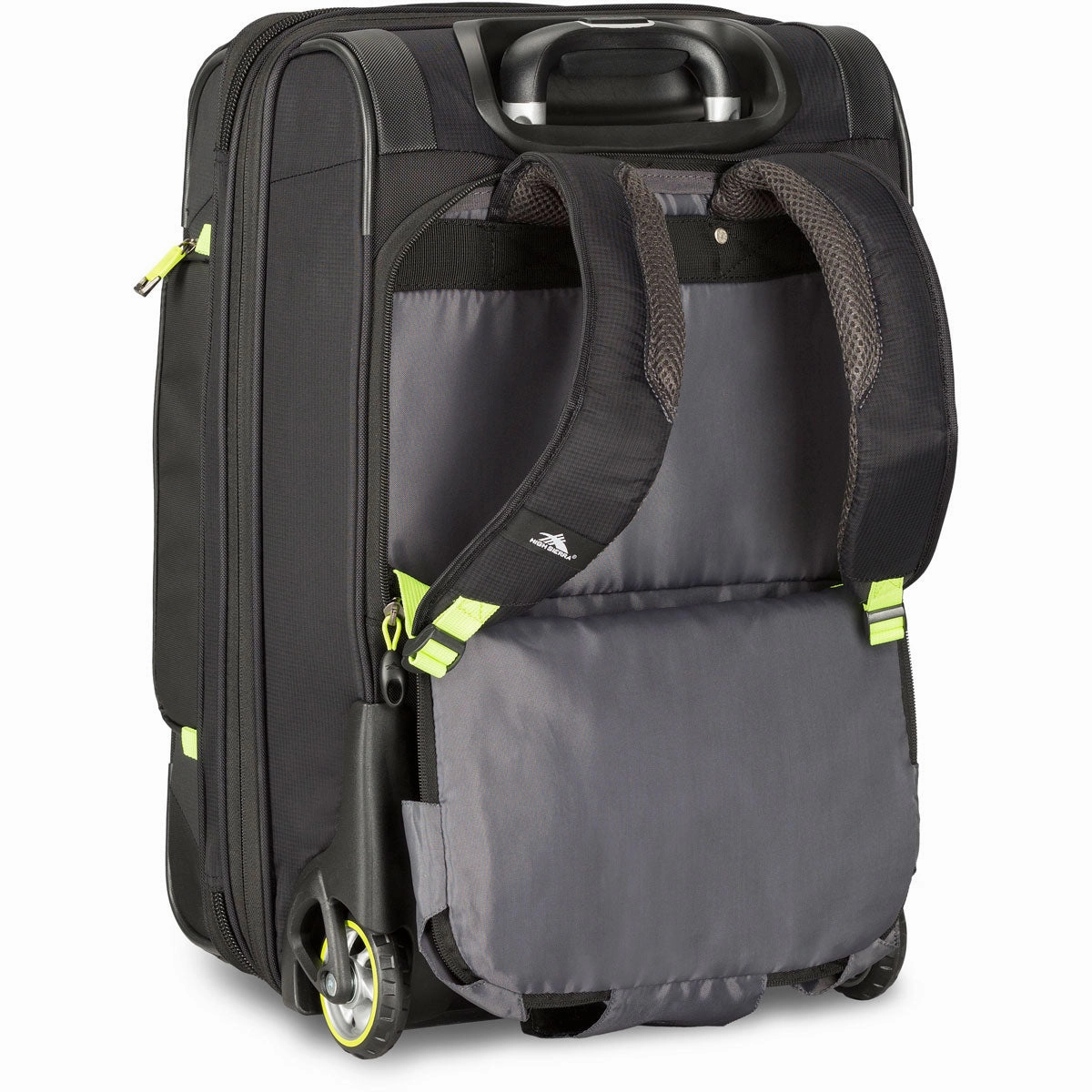 High Sierra At8 Carry On Wheeled Duffel Upright