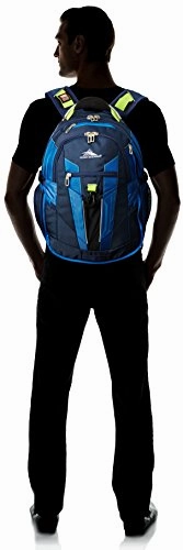 High Sierra Xbt Laptop Business Backpack, True Navy/Royal Cobalt/Chartreuse