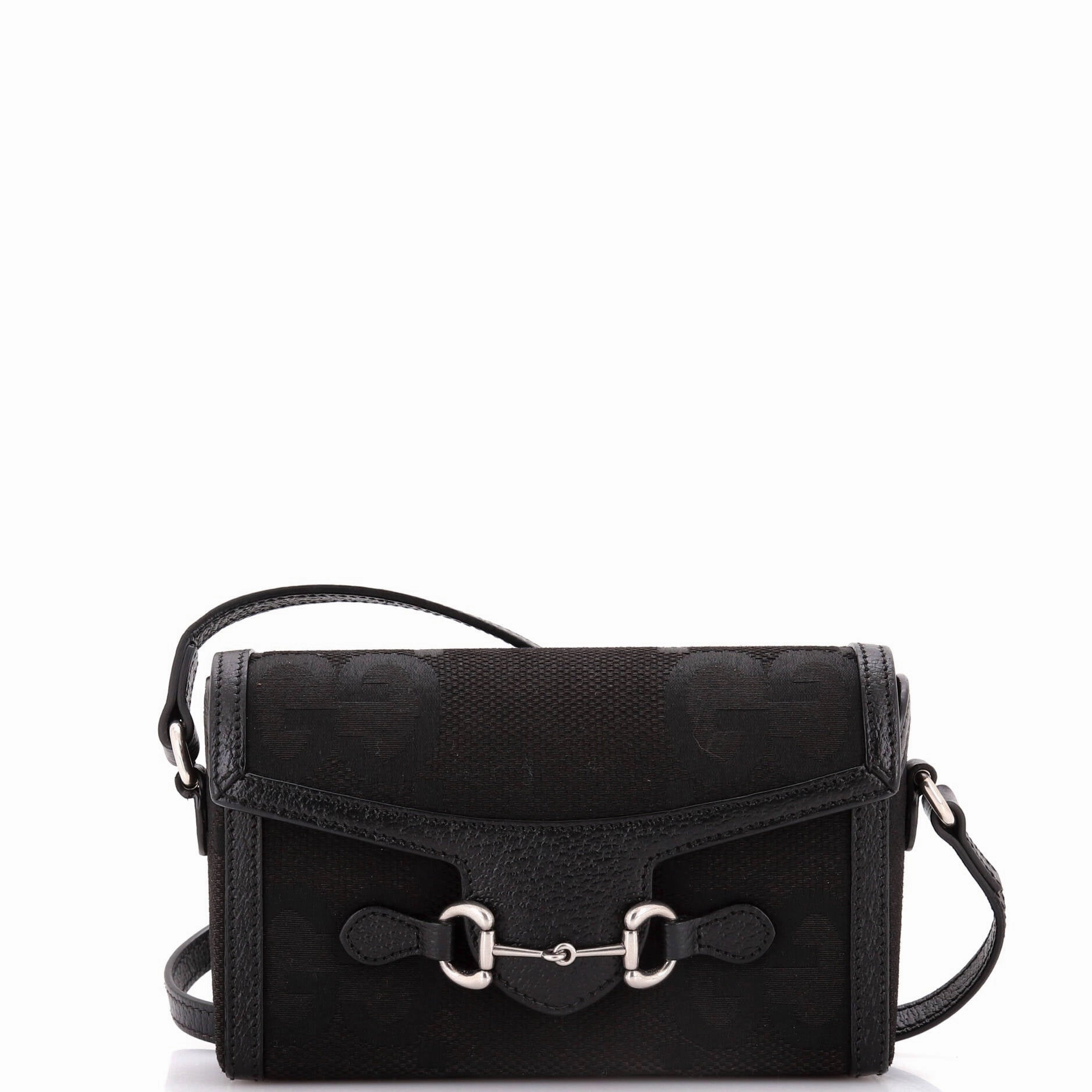 Horsebit 1955 Flap Crossbody Bag Jumbo GG Canvas Mini