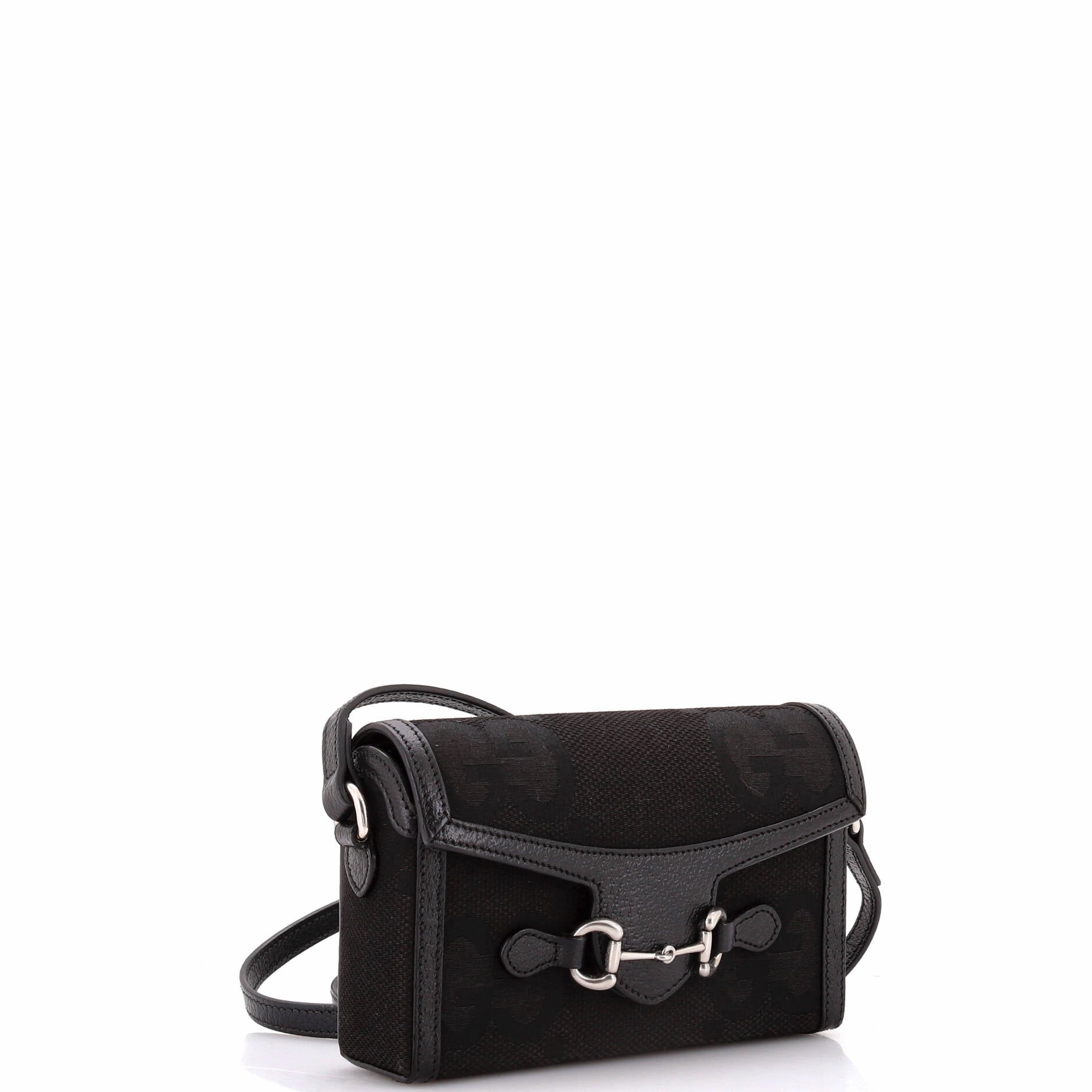 Horsebit 1955 Flap Crossbody Bag Jumbo GG Canvas Mini