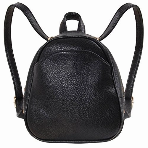 Humble Chic Mini Vegan Leather Backpack - Convertible Shoulder Purse Handbag Tiny Crossbody Bag,