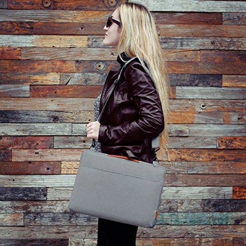 Inateck 15.6 Inch Laptop Shoulder Bag, Spill Resistant Laptop Sleeve Case Compatible 15 15.6 Inch