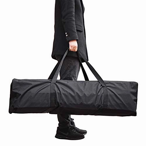 INFANZIA 45 Inch Zipper Duffel Travel Sports Equipment Bag, Waterproof Oversize, Black