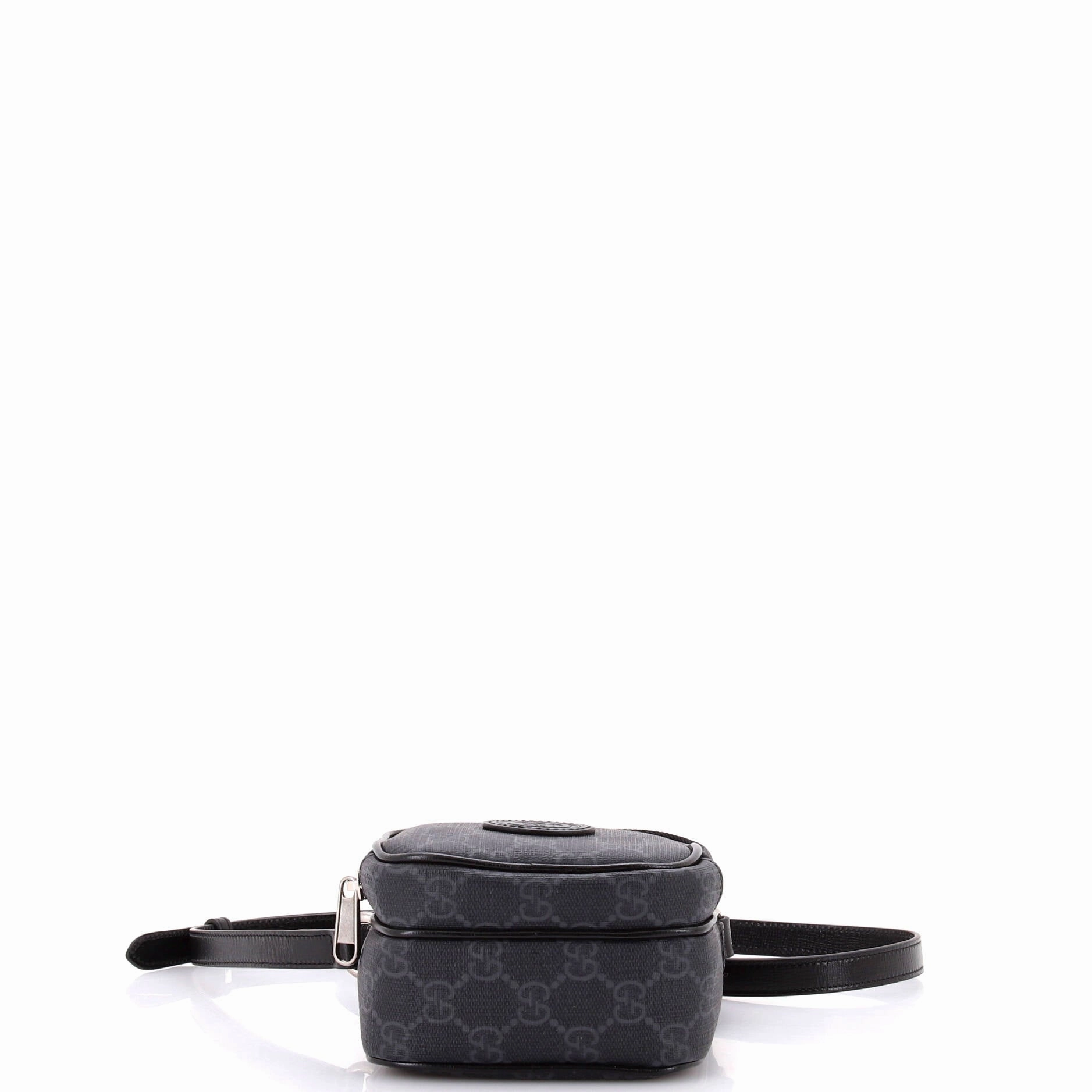 Interlocking G Patch Top Handle Crossbody Bag GG Coated Canvas Mini