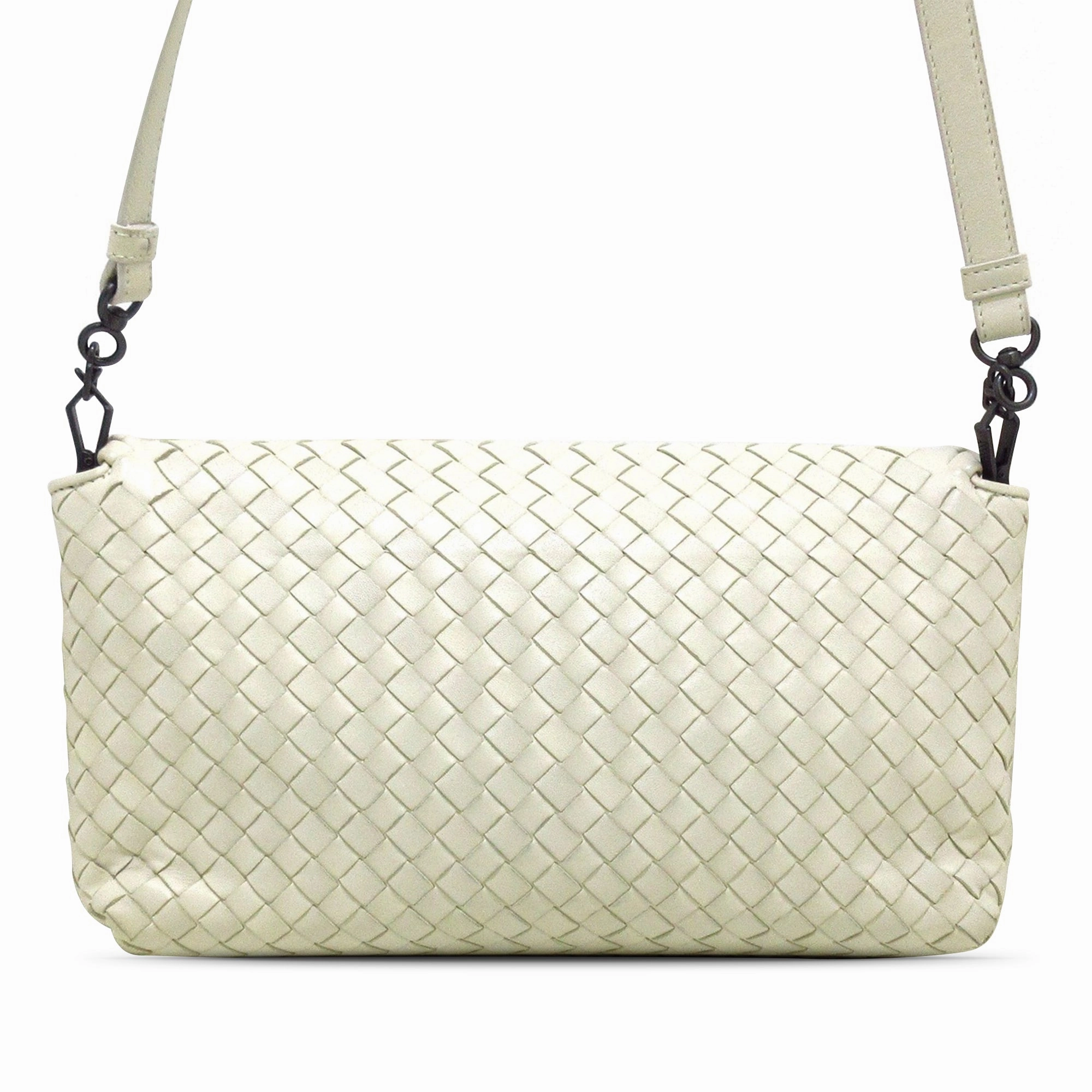 Intrecciato Flap Crossbody Bag