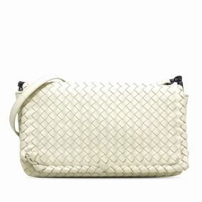 Intrecciato Flap Crossbody Bag