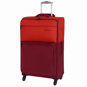 it luggage Duotone 4 Wheel Lightweight Large Suitcase, 78 cm, 86 L, Orange   Red Dahlia