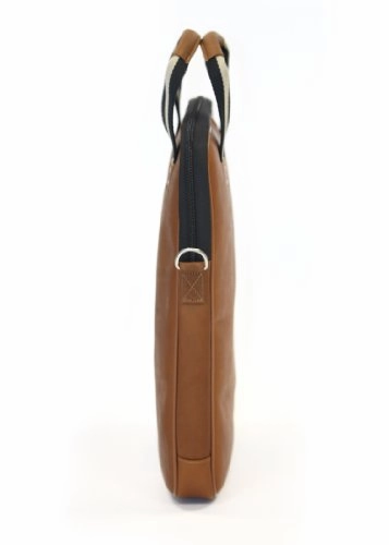 Jack By Jill-E Designs, Lenox 15" Leather Laptop Portfolio, Tan (419484)