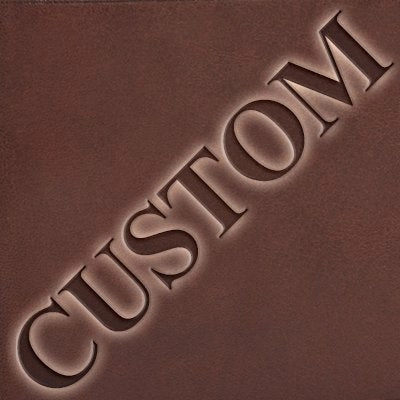 Jack Georges [Personalized Initials Embossing] Belting Triple Gusset Leather Briefcase w/Combination Lock in Brown