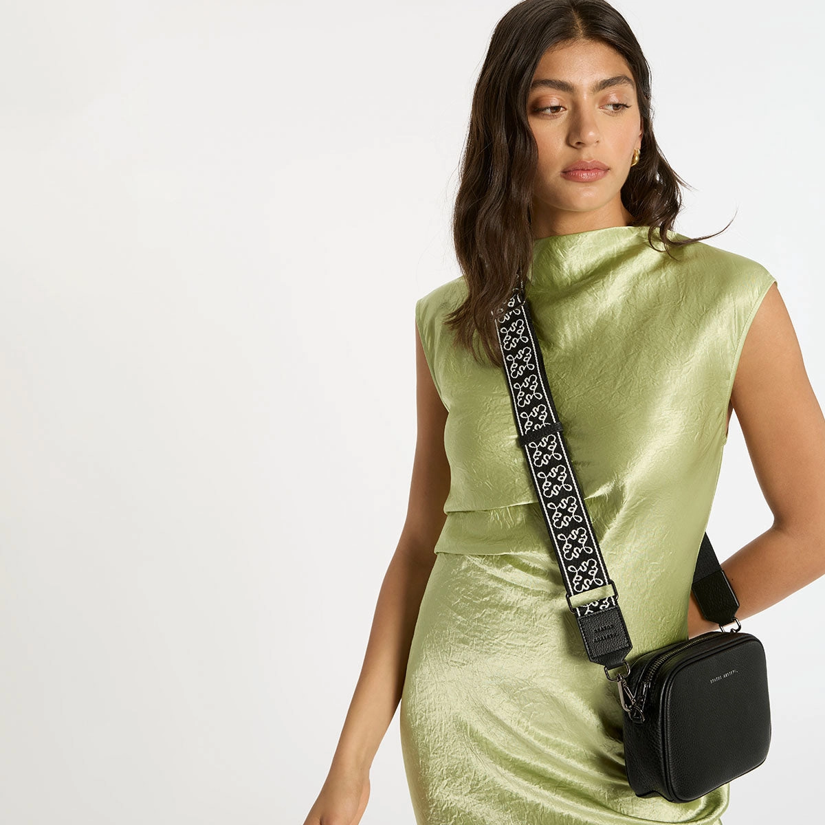 Jacquard Strap Medium - Black