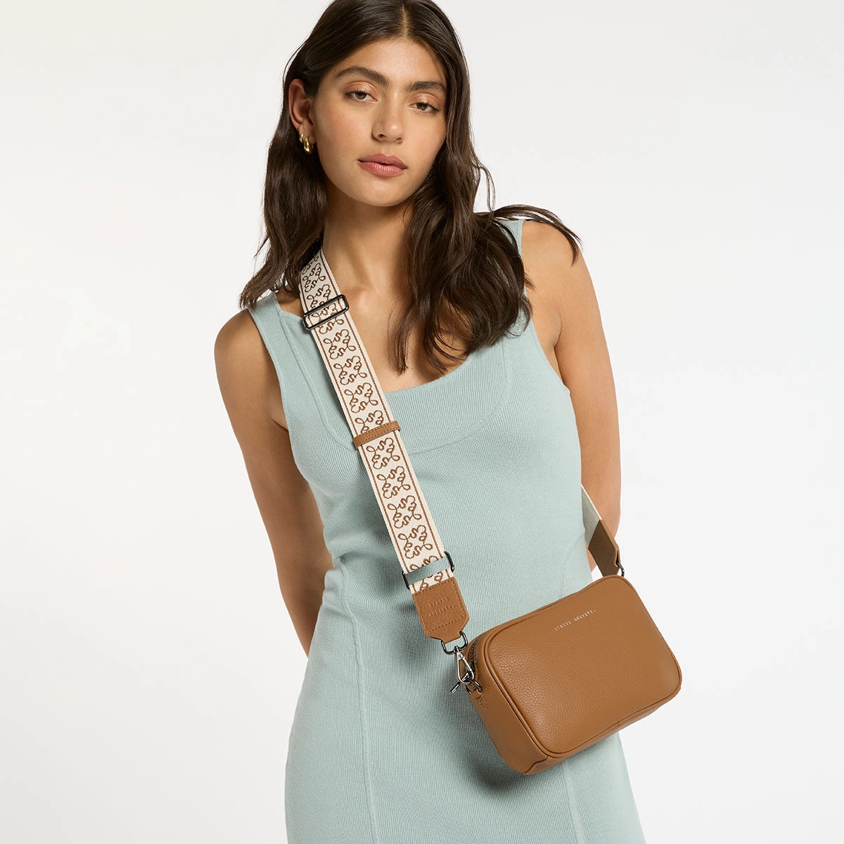 Jacquard Strap Medium - Camel