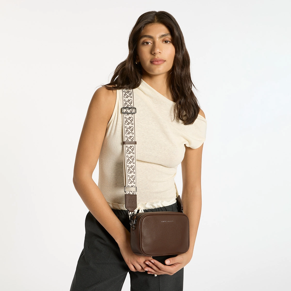 Jacquard Strap Medium - Cocoa