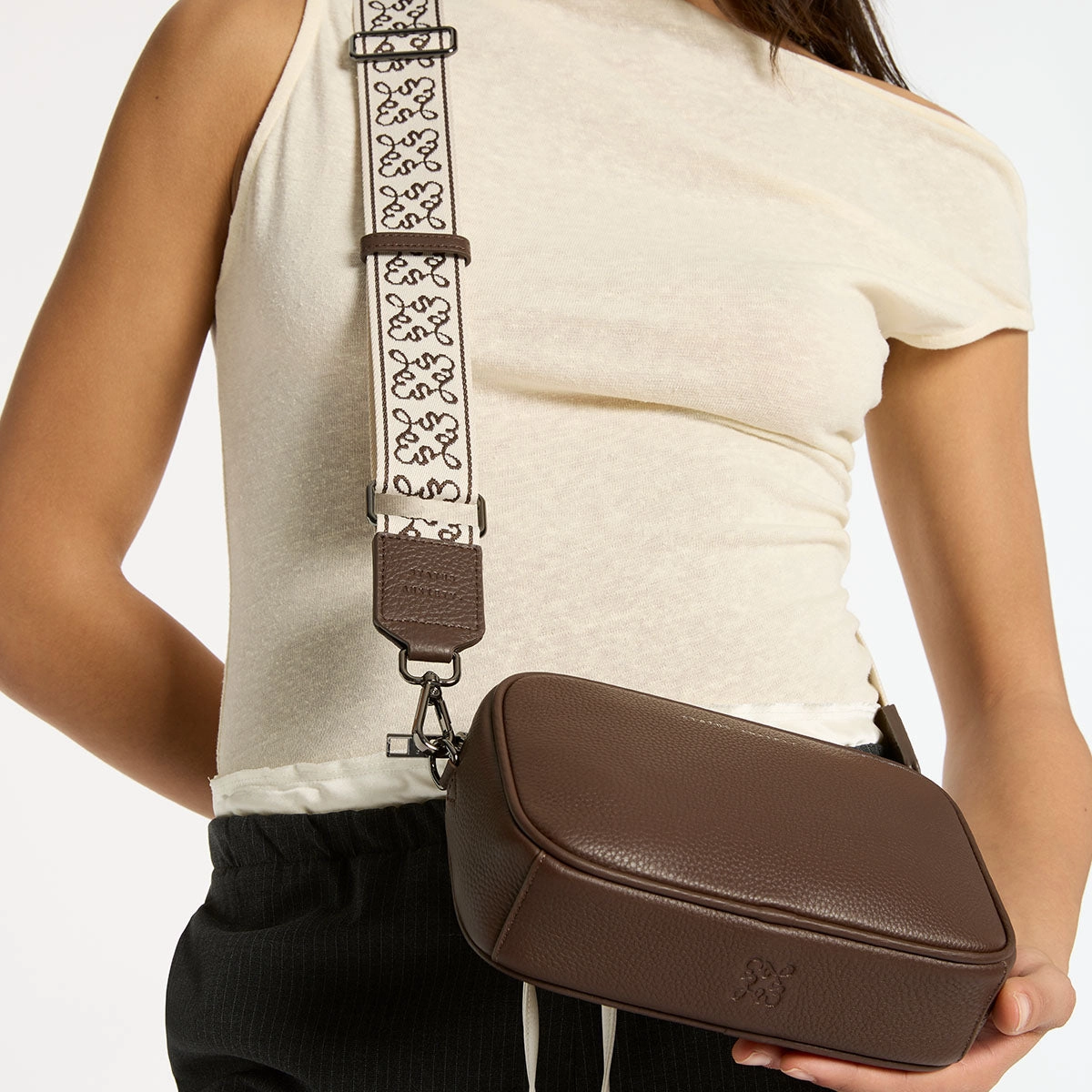 Jacquard Strap Medium - Cocoa