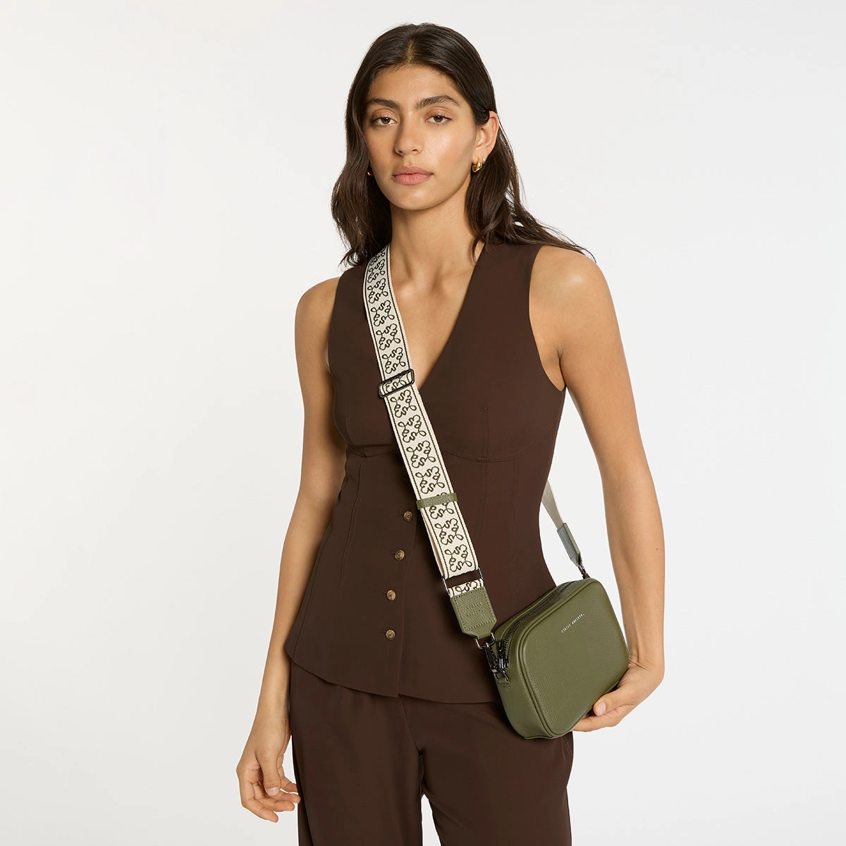Jacquard Strap Medium - Khaki