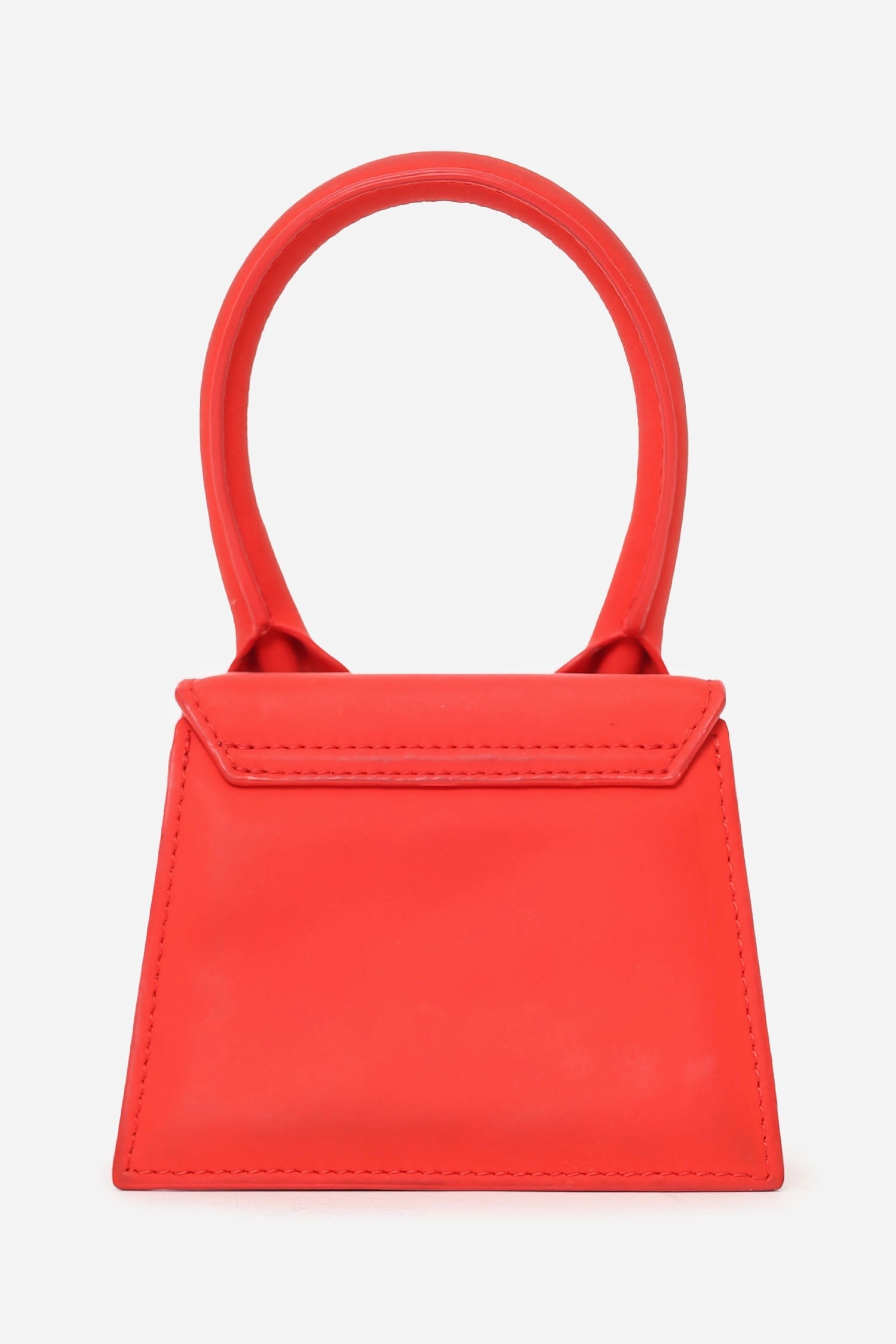 Jacquemus red Leather Le Chiquito Mini Top Handle with Strap