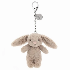 Jellycat Bashful Bunny Beige Bag Charm 8cm